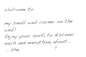 Welcome to www.roarinpenguin.com
my small web corner on the web!
Enjoy your surf, to discover each and everything about...
... the RoarinPenguin!